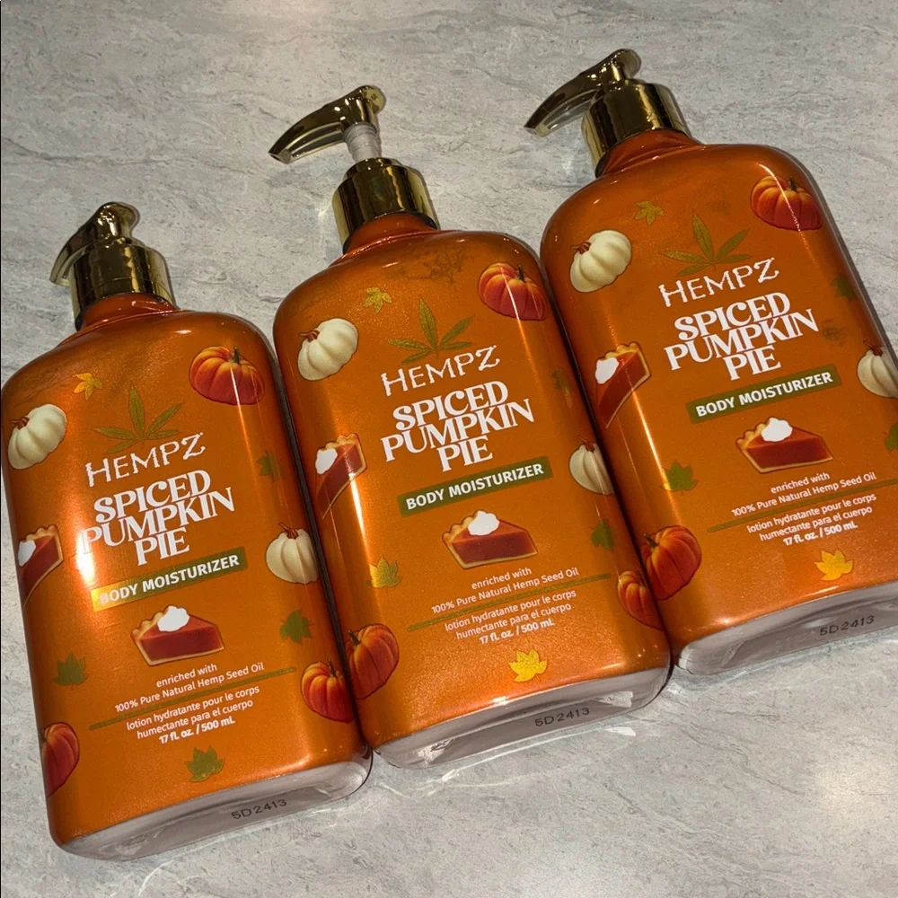 Hempz Spiced Pumpkin Pie Body Moisturizer - Rich Orange - Picture 2 of 2